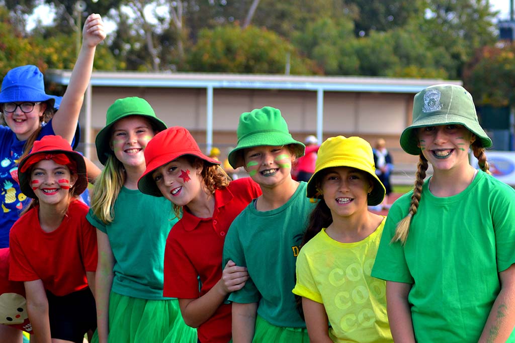 Fyans Park Primary Students at sports day.